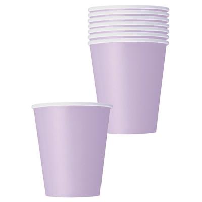 Gobelets lavande (x8)