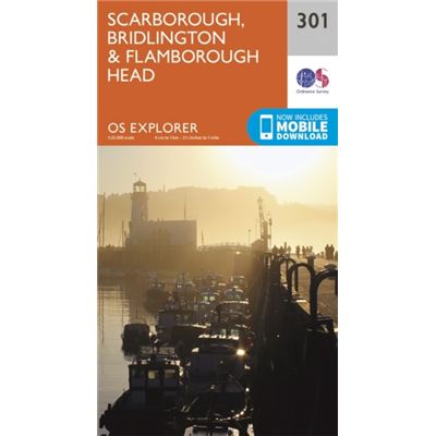 Os Explorer Map (301) Scarborough, Bridlington And Flamborough Head (Map)