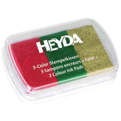 Heyda coffrets de tampons encreur rouge vert foncé or 204888467