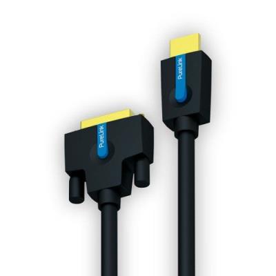 Purelink Cs1300-020 - Câble Hdmi / Dvi High Speed - Hdmi A / Dvid D - 2M - Noir