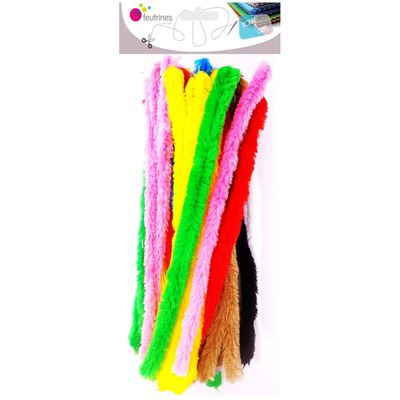 Chenille assortiment Ø 20 mm 50 cm 50 pièces - sodertex