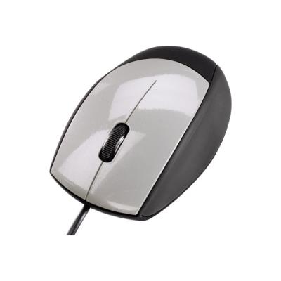 Hama M368 - muis - USB - zwart, zilver