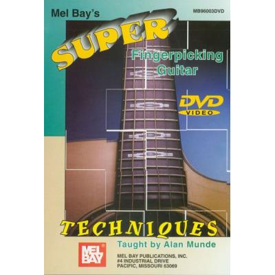 Méthodes et pédagogie MEL BAY MUNDE ALAN - SUPER FINGERPICKING GUITAR TECHNIQUES - GUITAR Guitare acoustique