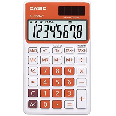 Casio sl 300 nc rg s eh calculatrice bureau orange