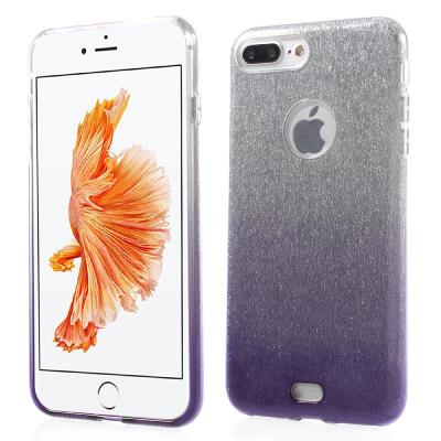 Coque en TPU pour iPhone 7 plus - Scintillant Gradient