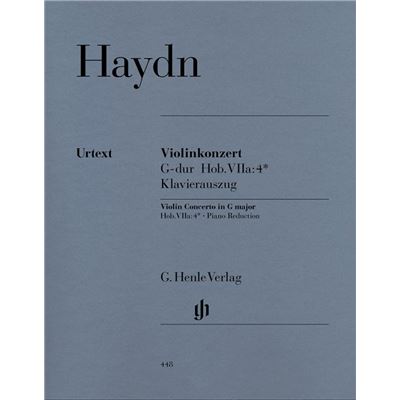 Concerto Hob.VIIA:4 en Sol Majeur --- Violon et Piano