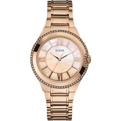 Montre Guess W15077L1 - Montre Dorée Rose Femme