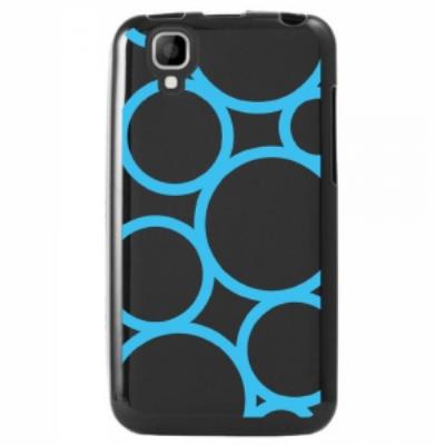 Coque souple pour Wiko Goa avec impression Motifs ronds bleus