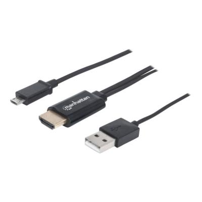 Manhattan video/audio-kabel - MHL / HDMI / USB - 1.5 m