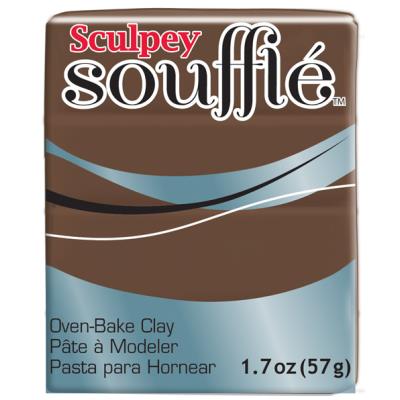 Pâte Sculpey Soufflé - Cowboy (marron)