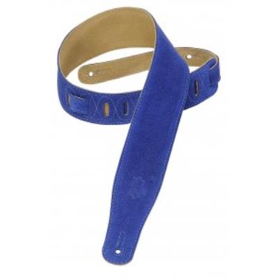 Levy's Suede leather Sangle Daim Surpiquée MS26 royal blue