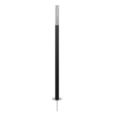 Flambeau / torche à piquer dans la terre BARRA en inox et bois 144 cm