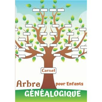 Carnet Arbre Genealogique Pour Enfants En Couleur Photos A Coller 42 Pages Format Aucun Relie Aucun Achat Livre Fnac