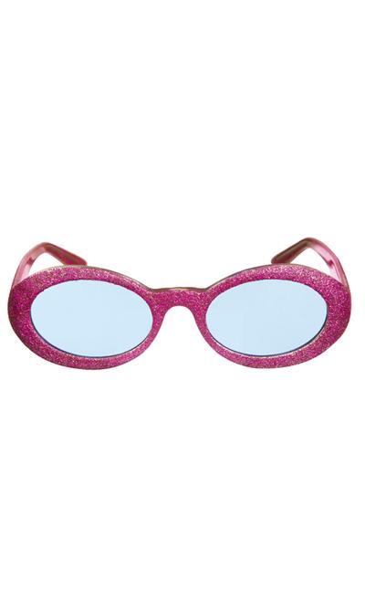Lunettes Violettes à Paillettes