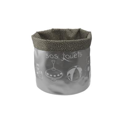 PANIER DE RANGEMENT L - SOS bébé - Gris
