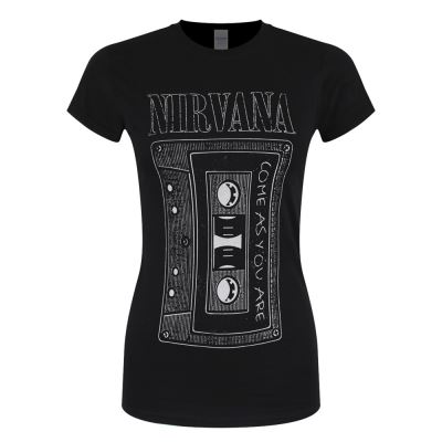 Nirvana T-Shirt Come As You Are Femme NoirS