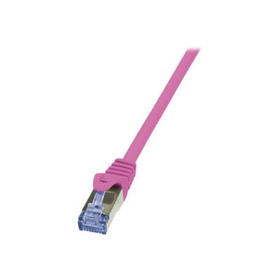 LogiLink PrimeLine - verbindingskabel - 0.5 m - roze