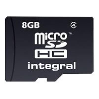 Integral - carte mémoire flash - 8 Go - microSDHC