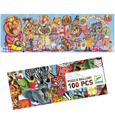 Puzzle Djeco Gallery King's Party 100 pièces pour enfants dès 5 ans