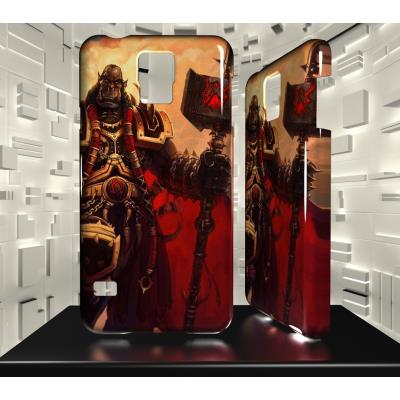 Coque Samsung Galaxy S5 JVF World of Warcraft WOW 51 Orgrim Marteau du Destin