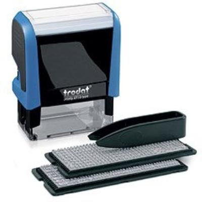 Trodat Lot De 10 Recharges Encre Noire Pour Tampon Auto-Encreur Printy 4913