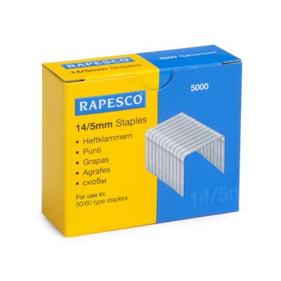 Boite de 5000 Agrafes Galvanisées 14/5mm type 50/60