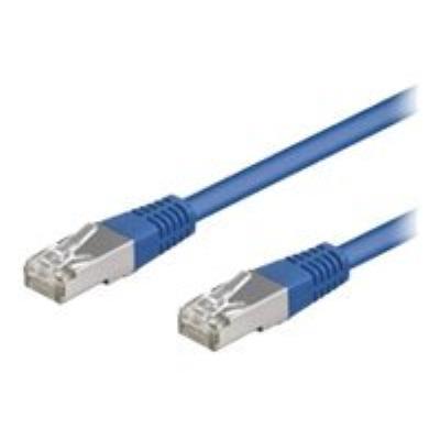 wentronic câble de réseau - 2 m - bleu