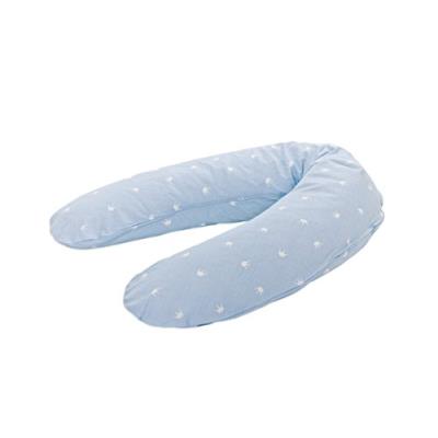 Coussin d'allaitement couronne bleue