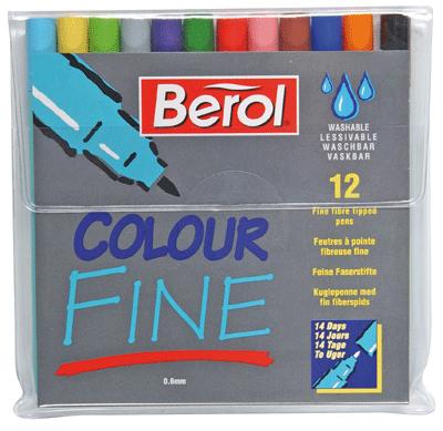 Jpc - Feutre Coloriage Pf Berol - Pochette De 12