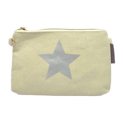 Pochette beige étoile - collection cmlpb