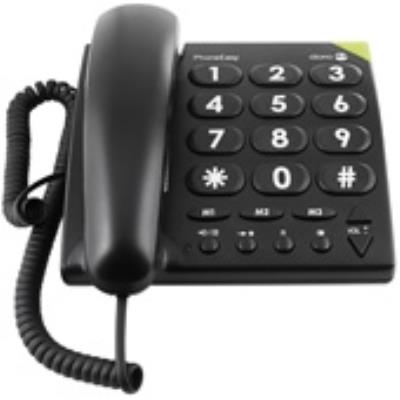 DORO PhoneEasy 311c - Téléphone filaire - noir
