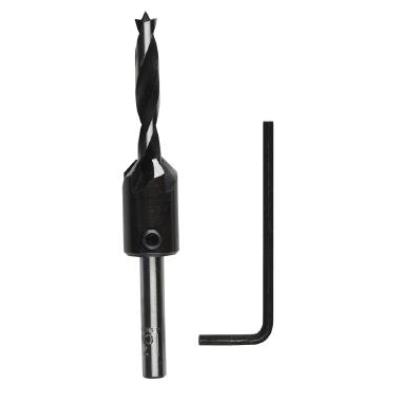 Bosch 2609255217 Foret à Bois avec Fraise Conique 90° Diamètre 4 Mm