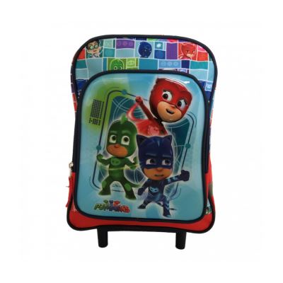 Sac à dos à roulettes Pj Masks Rouge
