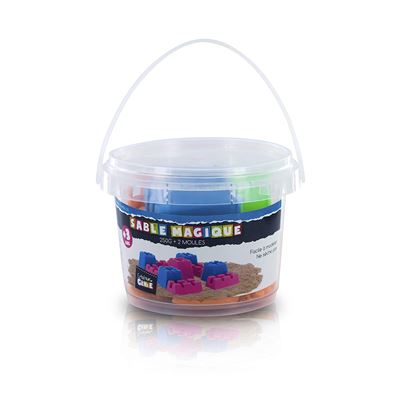 CREATEUR DE GENIE - Ec3274 - Pot De 250g De Sable Magique - 2 Moules - Modèle Aléatoire