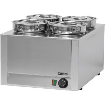 Bain-marie à sauce 4 cuves 4x4,5l Casselin CBMS4