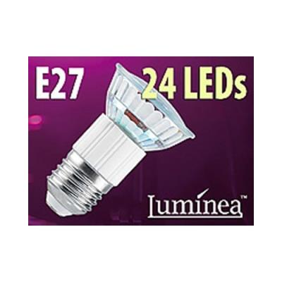 Ampoule 24 LED SMD E27 blanc neutre