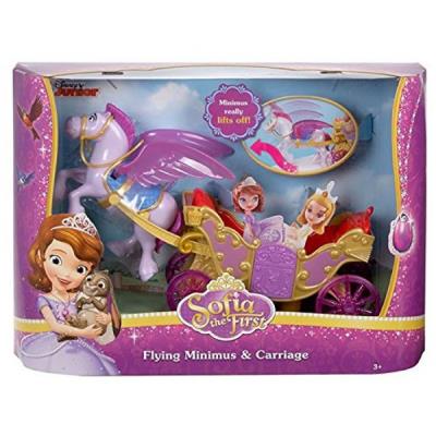 Disney sofia the first flying minimus and carriage mattel lb-cdb35