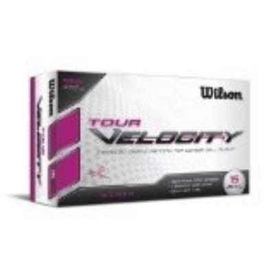 Wilson staff tour velocity woman ensemble de 15 balles de golf blanc blanc 1x 15 pack