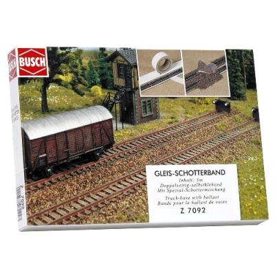 BUSCH ENVIRONNEMENT - BUE7092 - MODÉLISME FERROVIAIRE - BANDE DE BALLAST Z