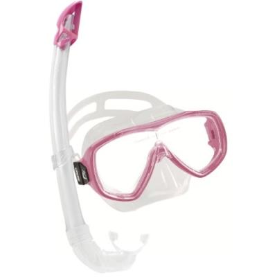 Cressi sub s.p.a. onda mare masque et tuba mexico plongée sous-ensemble transparent rose