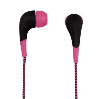 Hama-ecouteurs stéréo intra-auriculaires neon, rose vif