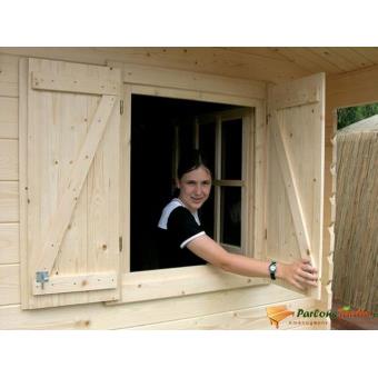 Paire De Volets En Bois Pour Fenetre D Abri De Jardin Type 1 Accessoires Mobilier De Jardin Achat Prix Fnac