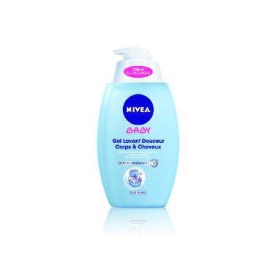NIVEA BABY - GEL LAVANT DOUCEUR CORPS ET CHEVEUX - 750 ML - LOT DE 2