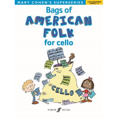 Partitions classique FABER MUSIC COHEN MARY - BAGS OF AMERICAN FOLK FOR CELLO - CELLO SOLO Violoncelle