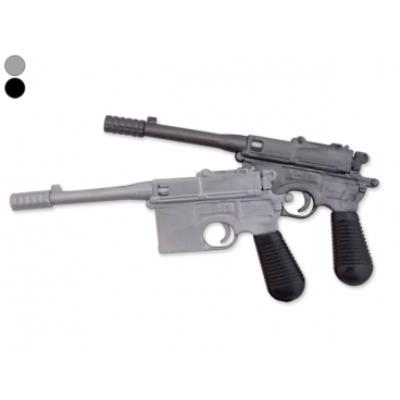 Stylo revolver gris crayon insolite original