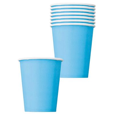 Gobelets bleu clair (x8)