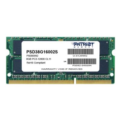 Patriot Signature Line - DDR3 - 8 GB - SO DIMM 204-PIN
