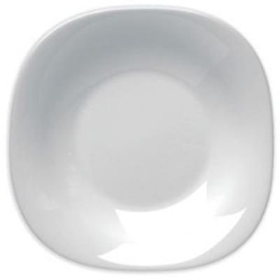 Assiette creuse 23cm Parma blanc opal - Lot de 6