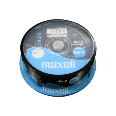 MAXELL  - 25 x BD-R - 25 Go (135 minutes) 4x - surface imprimable large - spindle 