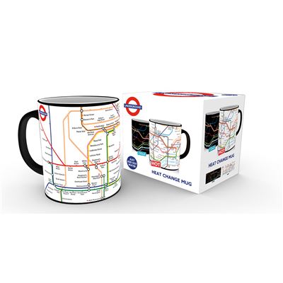 Tasse Magique Change Couleur Transport For London Carte du Metro